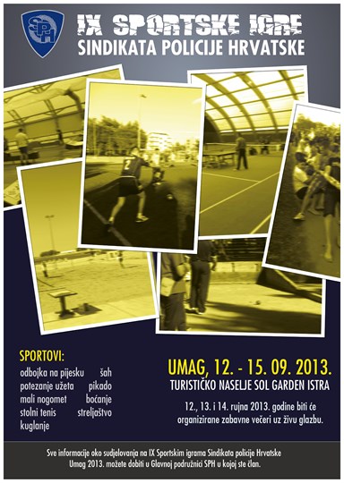 IX Sportske igre Sindikata policije Hrvatske - Umag 2013.