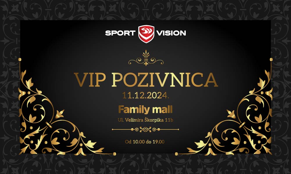 SPORT VISION - VIP pozivnica